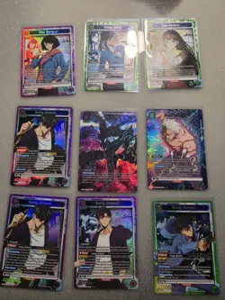 Solo Leveling Union Arena Lot Of 9 Cards (Read Discription) - Image 1