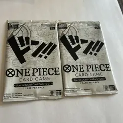 2X One Piece TCG Special DON!! Card Pack TS-01 Sealed - Image 1