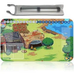 Board Game Digimon Playmat With Card Zones Mousepad Playmat of TCG CCG - Image 1