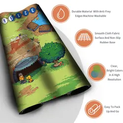 Board Game Digimon Playmat With Card Zones Mousepad Playmat of TCG CCG - Image 3