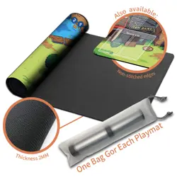 Board Game Digimon Playmat With Card Zones Mousepad Playmat of TCG CCG - Image 4