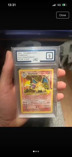 Pokemon Charizard celebrations and Charizard Base set 2 bundle - Image 1