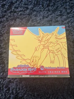 pokemon center paradox rift ETB with acrylic case - Image 2