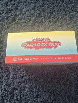 pokemon center paradox rift ETB with acrylic case - Image 3
