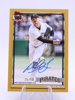 2026 Topps Series 2 - GOLD Paul Skenes Autograph #25/50 🔥On Card Auto - Image 1