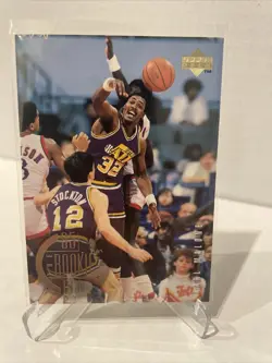KARL MALONE - Utah Jazz - 1995-96 Upper Deck NBA Card 🏀 THE ROOKIE YEARS 85-86 - Image 1