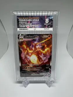 Pokemon TCG SWSH261 Charizard VMAX Holo Black Star Promo Card Ace 8 (OC) - Image 1