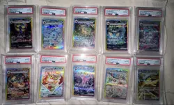 PSA 10 Terastal Festival Eevee Evolution SAR Set Of 10 Pokemon Card Japanese - Image 1