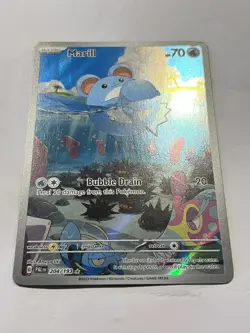 Pokemon Cards Marill 204/193 Paldea Evolved Illustration Rare - Image 4