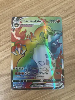 Pokemon TCG Charizard VMAX Champions Path Secret Rare Card 074/073 - Image 1
