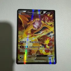 Charizard EX XY121 Black Star Promo Full Art Holo Card LP/NM Condition - Image 1