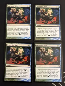 4x Invert the Skies (155) Eventide LP MTG Magic the Gathering x4 Playset MKE - Image 1