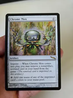 1 MTG NM English Chrome Mox - Normal - Mirrodin (MRD) Original Printing - Image 1