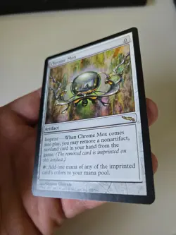 1 MTG NM English Chrome Mox - Normal - Mirrodin (MRD) Original Printing - Image 3