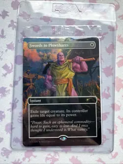 SWORDS TO PLOWSHARES PSA Magazine Promo THANOS 2026 Wizards Of The Coast MARVEL - Image 1