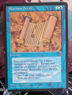[LP] Merchant Scroll | MTG Homelands | Vintage Magic the Gathering - Image 1
