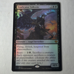 Foil Eradicator Valkyrie Promo Kaldheim KHM MTG Magic the Gathering - Image 1