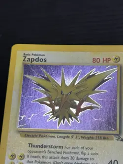 Zapdos 15/62 Fossil Set HOLO/FOIL RARE Unlimited Pokemon WOTC TCG LP - Image 4
