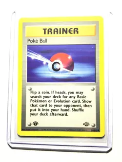 POKE BALL - 64/64 - 1st Edition Jungle - Common - Pokemon Card - NM - Image 1