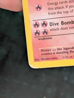 Pokemon TCG Moltres 27/62 Fossil Unlimited Rare 1999 - MP - Image 5