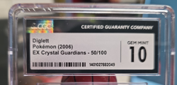 2006 Diglett 50/100 Pokemon EX Crystal Guardians CGC 10 RARE - Image 2