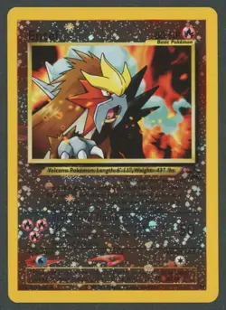 Pokemon TCG Entei 34 Cosmos Holo Black Star Promo LP Light Play - Image 1