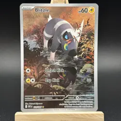 Pokemon TCG Blitzle 114/086 White Flare Illustration Rare NM - Image 2