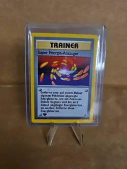 79/102 Super Energy Removal 1st Edition Pokemon Base Set German - Image 1