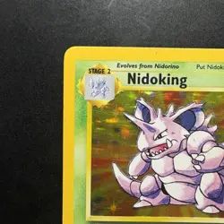 Pokemon Vintage Holo Nidoking Base Set 11/102 Wizards Of The Coast 1999 Tcg - Image 2