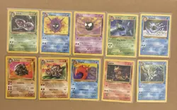 Pokemon 1999 Fossil #31-#62 All Common, Uncommon & Trainers 32 Card Set WotC Vtg - Image 3