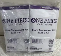 8 Pack Lot of One Piece Card Game Store Tournament Kit 2025 Vol. 1 - Image 1
