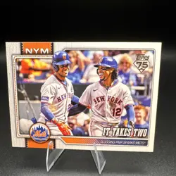 Topps Series One 2026 Mascot Mr. Met New York Mets Rookie 12 Card Lot Team Set - Image 5