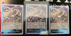 🔥 3 x Prisoner of Impel Down OP16-042 One Piece Card English NM/M 🔥 - Image 1