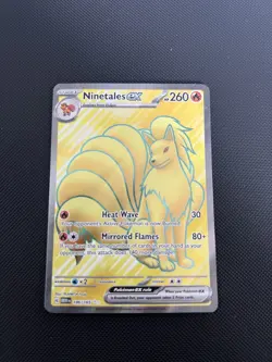 Pokemon TCG Ninetales EX Scarlet & Violet-151 186/165 Holo Ultra Rare - Image 1
