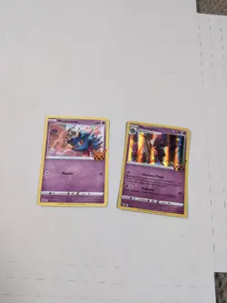Misdreavus, Mismagius Holo Pokemon Card Evolution Line Trick or Trade 2022 NM - Image 1