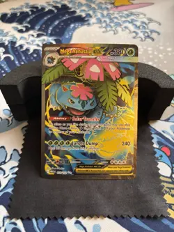Pokemon Mega Venusaur ex 155/132 Me01 Lightly Played (Top edge lift) - Image 1