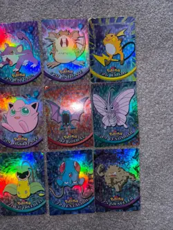 26 1999 Topps Pokemon Cards - Rainbow Foil 3rd Print Flames RARE - Image 3