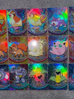 26 1999 Topps Pokemon Cards - Rainbow Foil 3rd Print Flames RARE - Image 4