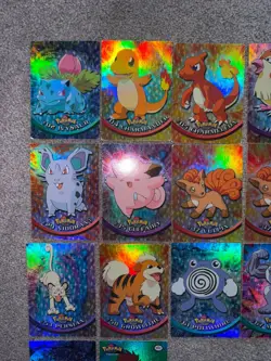 26 1999 Topps Pokemon Cards - Rainbow Foil 3rd Print Flames RARE - Image 5
