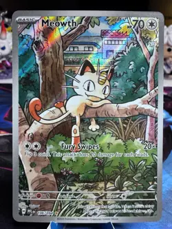 Meowth 106/094 Me02: Phantasmal Flames Holo - Pokemon TCG NM - Image 1