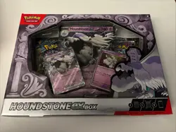 Houndstone ex Box POKEMON TCG with 4 Booster Packs - Image 1