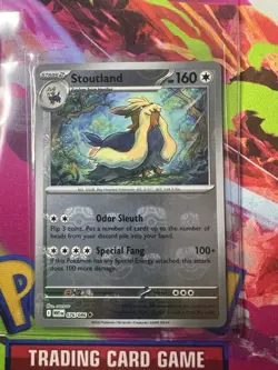 Pokemon TCG - Stoutland (Master Ball Pattern) - 076/086 - White Flare - Image 1