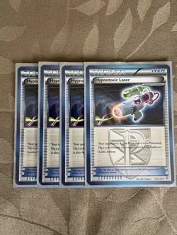 Pokemon TCG Hypnotoxic Laser 123/135 Plasma Storm Trainer Item Playset x4 - Image 1