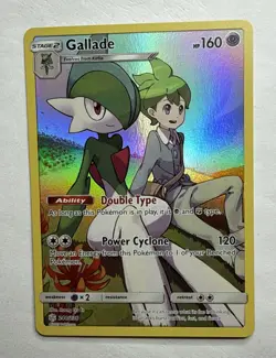 Pokemon TCG Gallade 244/236 Holo Secret Rare Sun & Moon Cosmic Eclipse - NM - Image 1