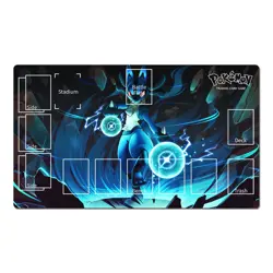 Pokemon Table Playmat Lucario TCG CCG Gaming Pad Trading Card Game Mat Mousepad - Image 1