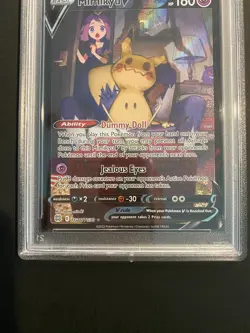 Pokemon Mimikyu V TG16/TG30 Swsh09: Brilliant Stars Trainer Gallery PSA 9 Mint - Image 3