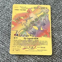 The Pokemon Company Moltres & Zapdos & Articuno GX TAG TEAM 69/68 Secret Rare - Image 1