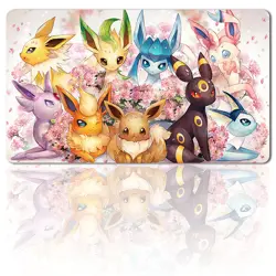 469283 - Board Game Pokemon Eevee Playmat Games Mousepad Play Mat of TCG - Image 1