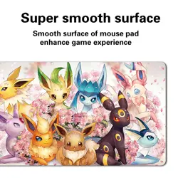469283 - Board Game Pokemon Eevee Playmat Games Mousepad Play Mat of TCG - Image 4