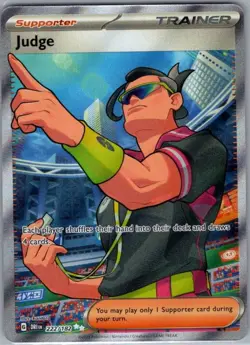 Judge 222/182 SV10: Destined Rivals - Pokemon Card - NM - Image 1